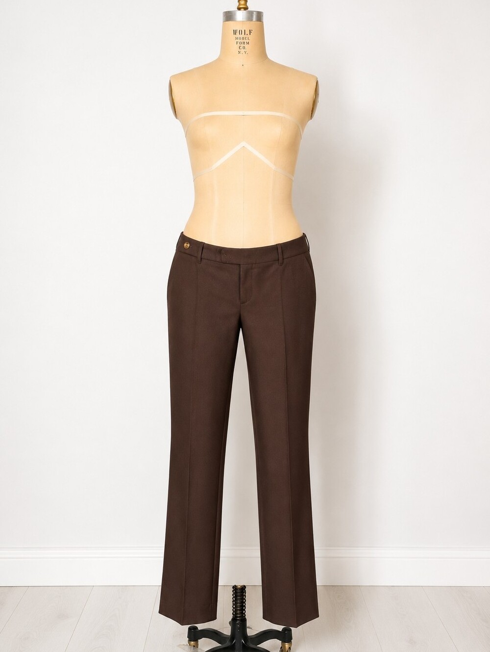 Gucci Brown Wool Tailored Pants – Size 44 – Made in Italy. - MSRP $1,200+